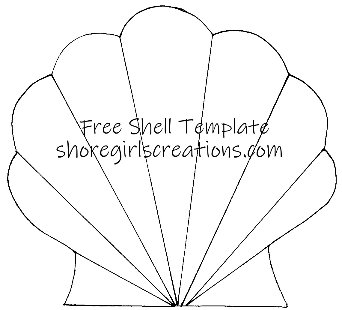 Free Printable Seashell Templates
