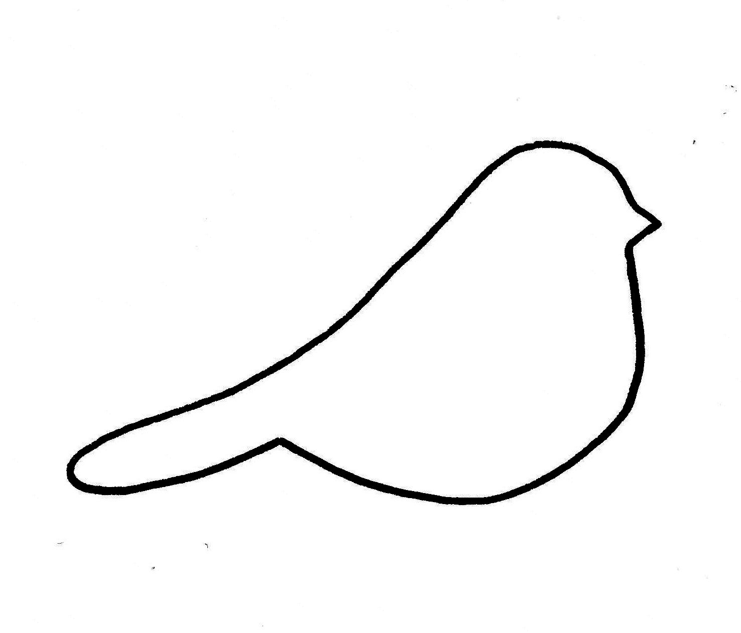 Preschool Bird Template Printable