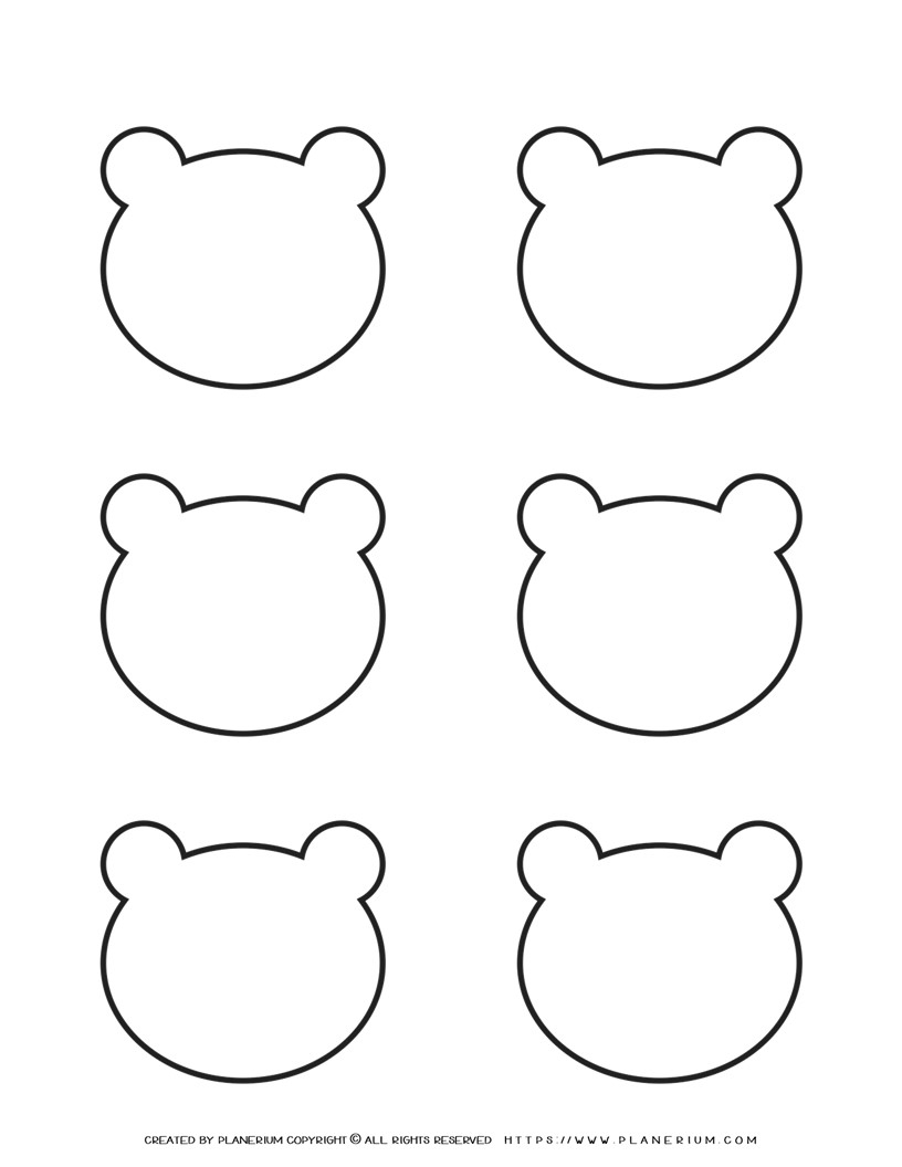 Free Printable Bear Template