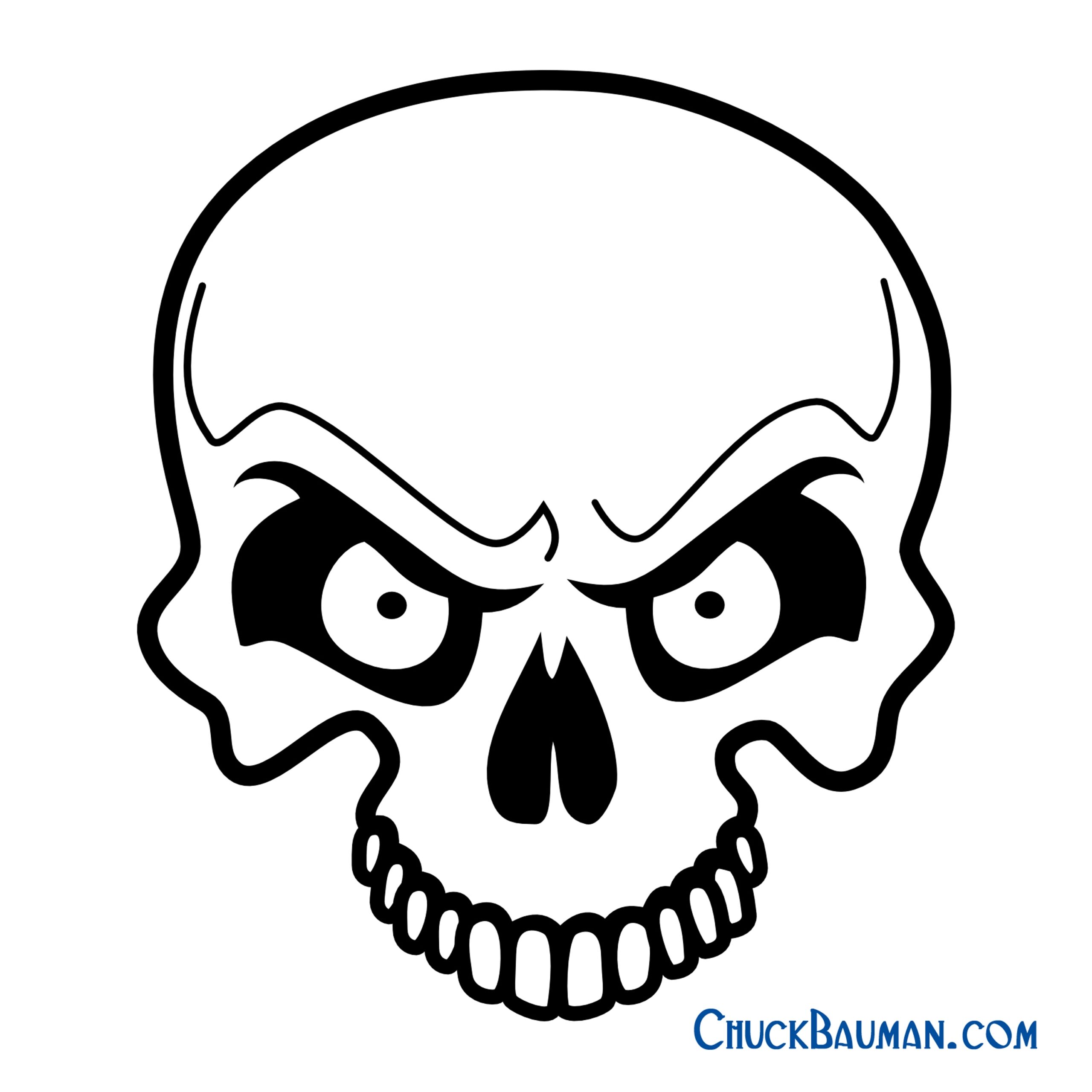 Free Printable Skull Template