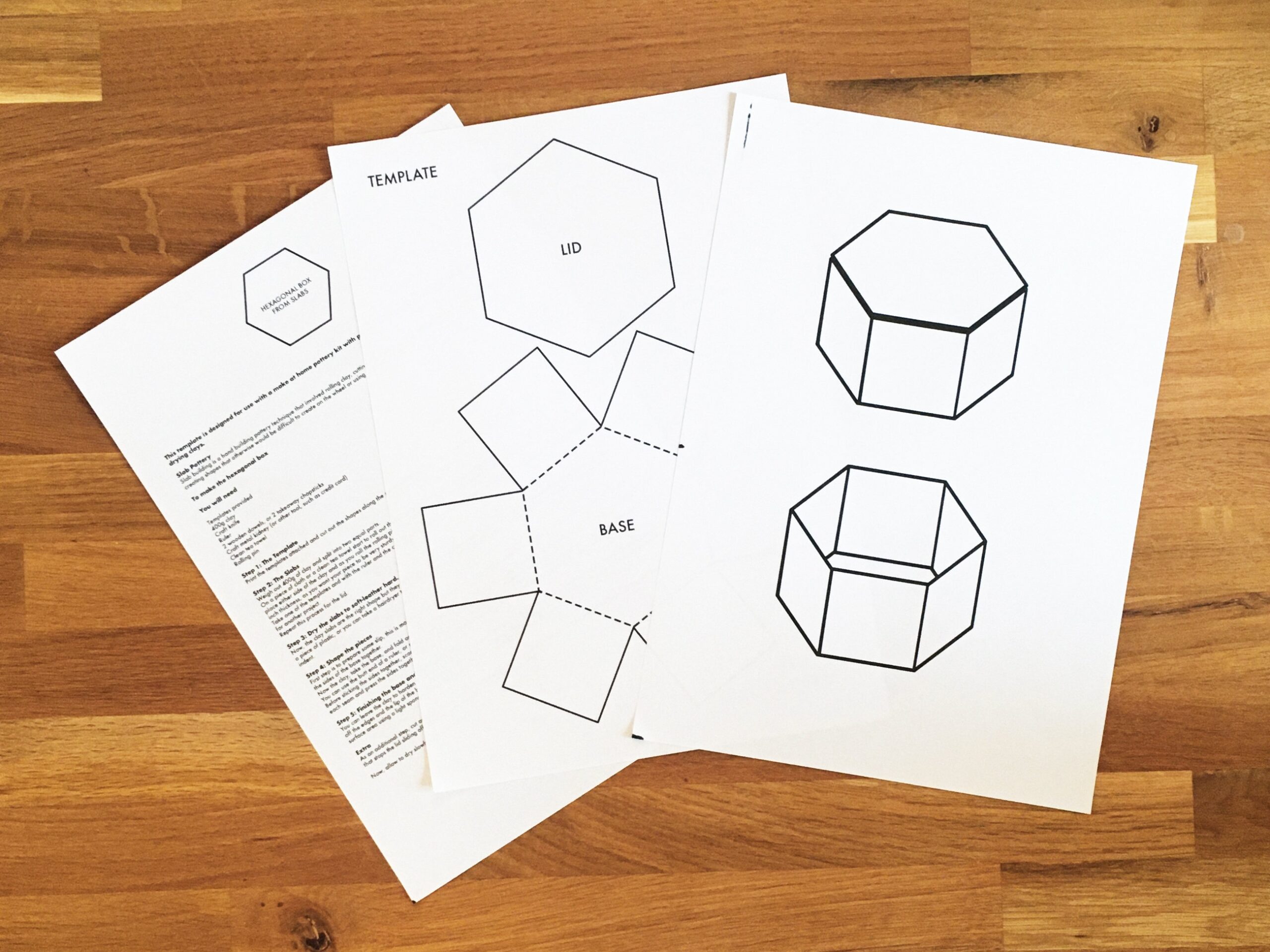 Printable Slab Building Templates