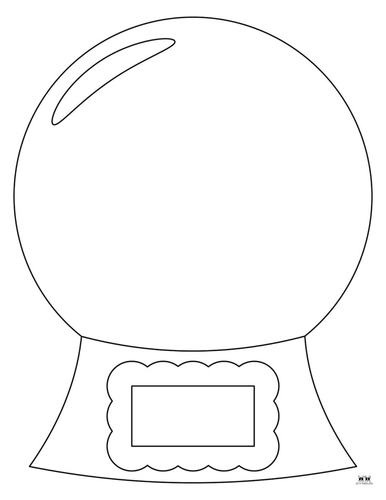 Snow Globe Coloring Pages Templates 25 Pages Printabulls
