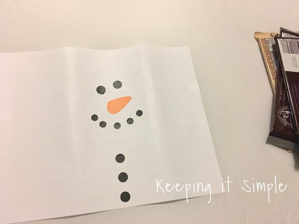 Snowman Candy Bar Neighbor Or Teacher Gift With Free Printable Keeping It Simple