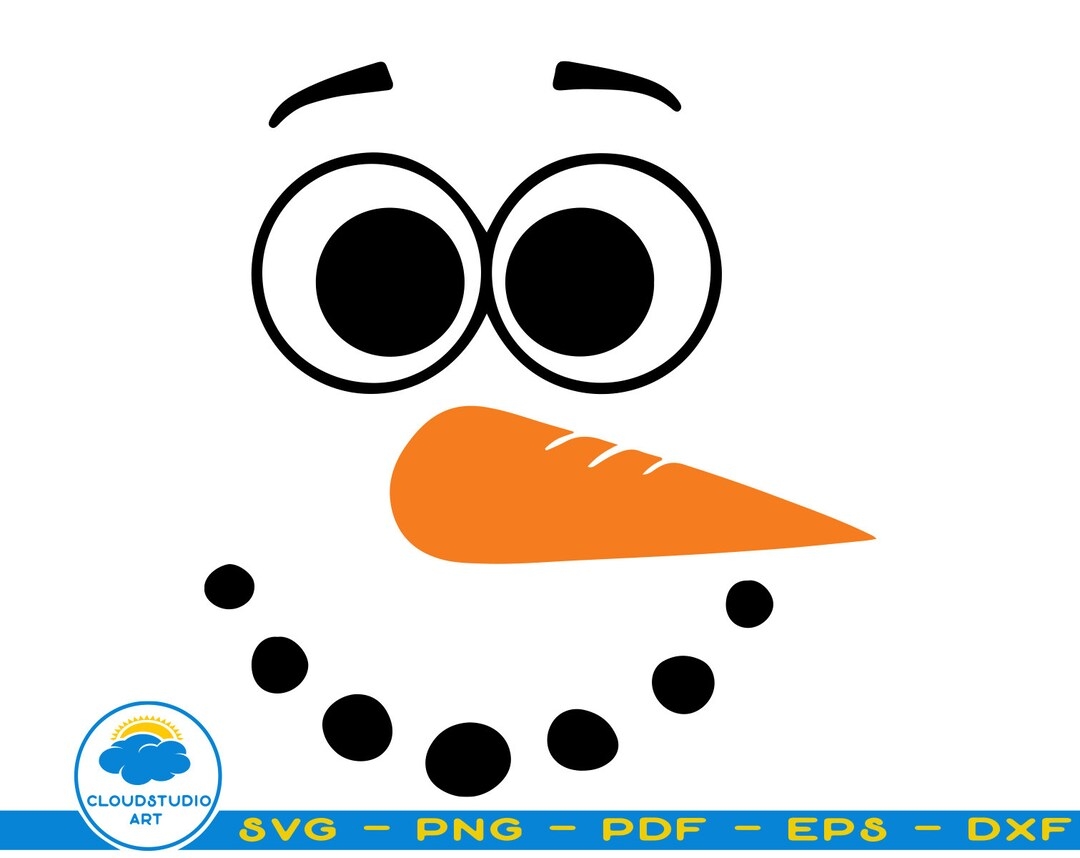 Free Printable Snowman Face Template