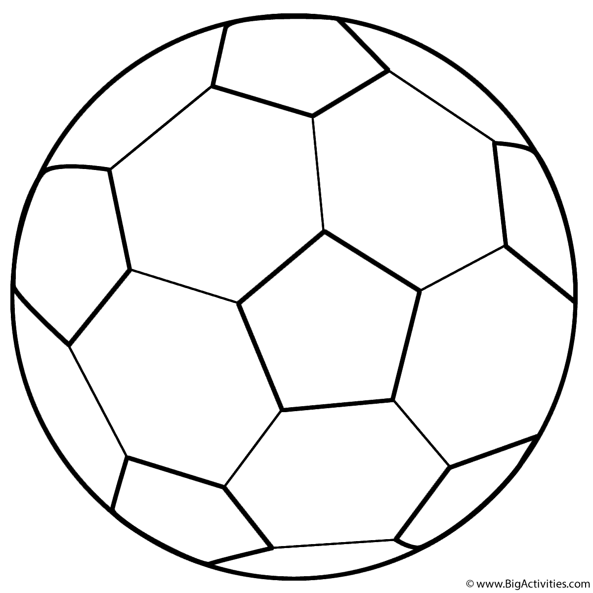 Soccer Ball Template Printable