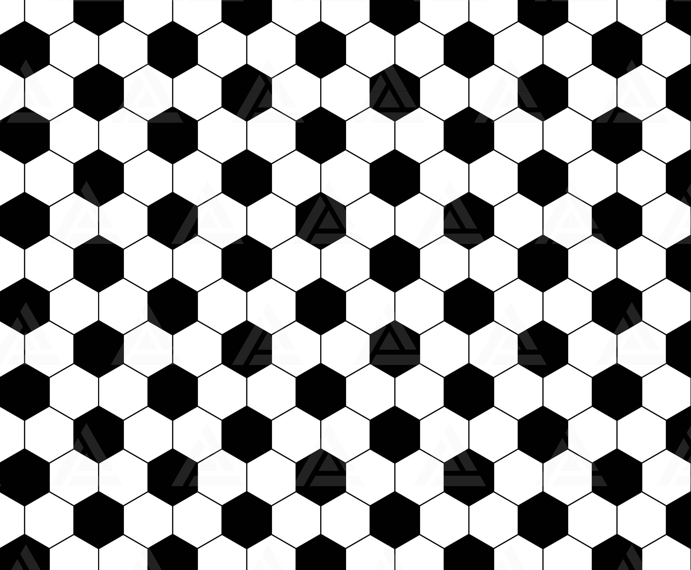Printable Soccer Ball Pattern Template