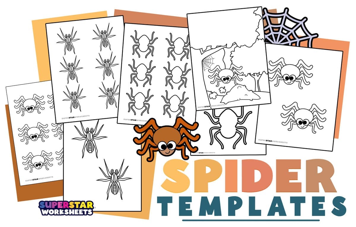 Spider Templates Free Printables