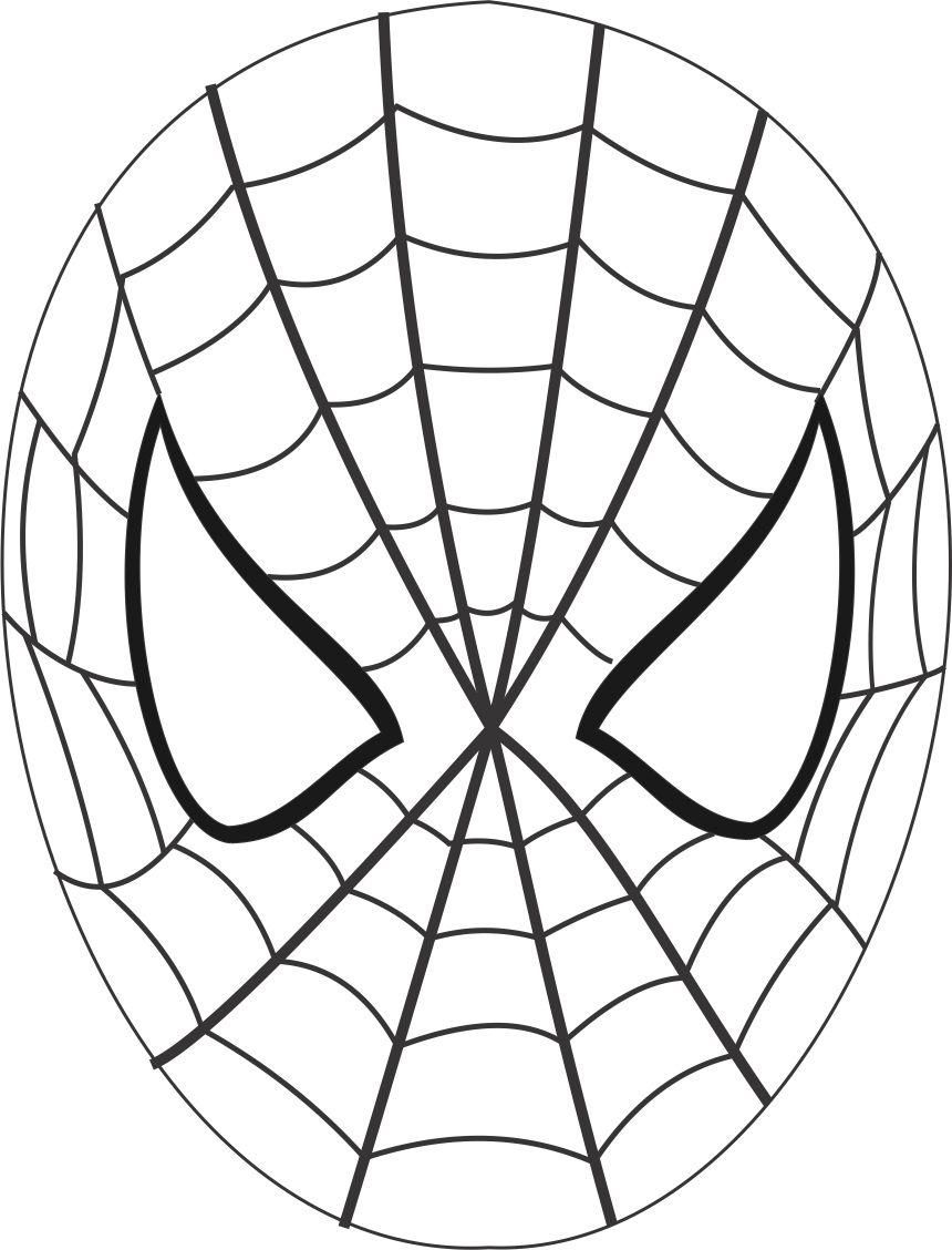 Spiderman Mask Printable Coloring Page For Kids Coloring Pages Of Various Face Masks Spiderman Pumpkin Spiderman Mask Spiderman Pumpkin Stencil