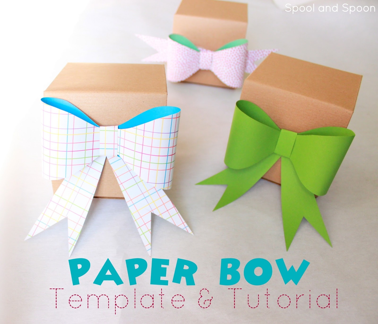 Paper Bow Template Printable