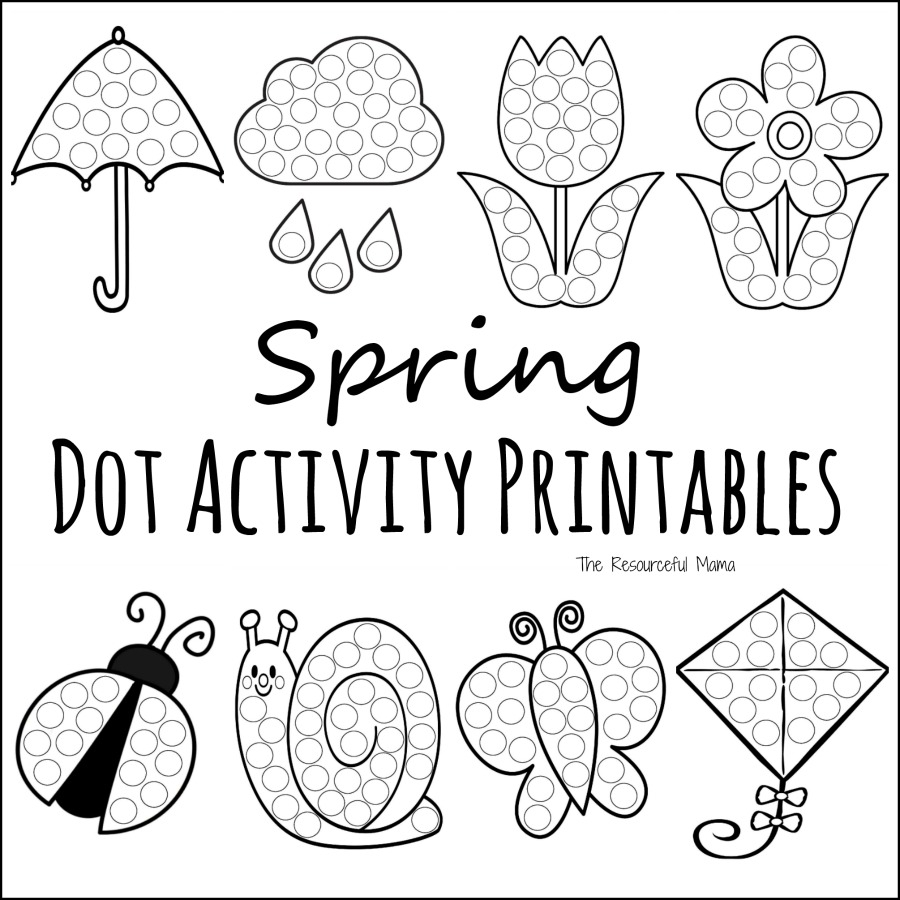 Printable Dot Painting Templates