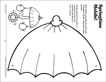 Printable Template Spring Crafts