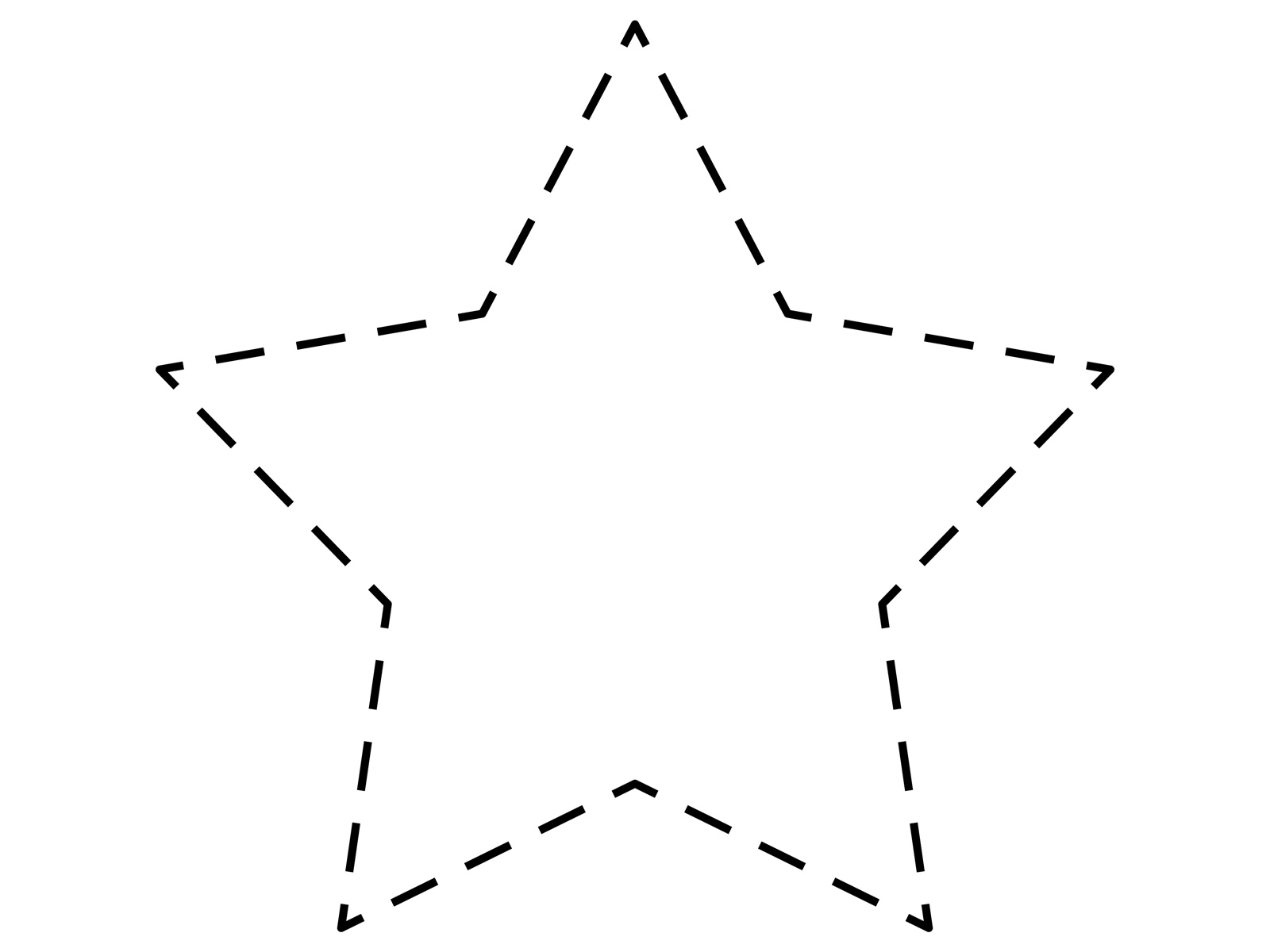 Large Star Template Printable