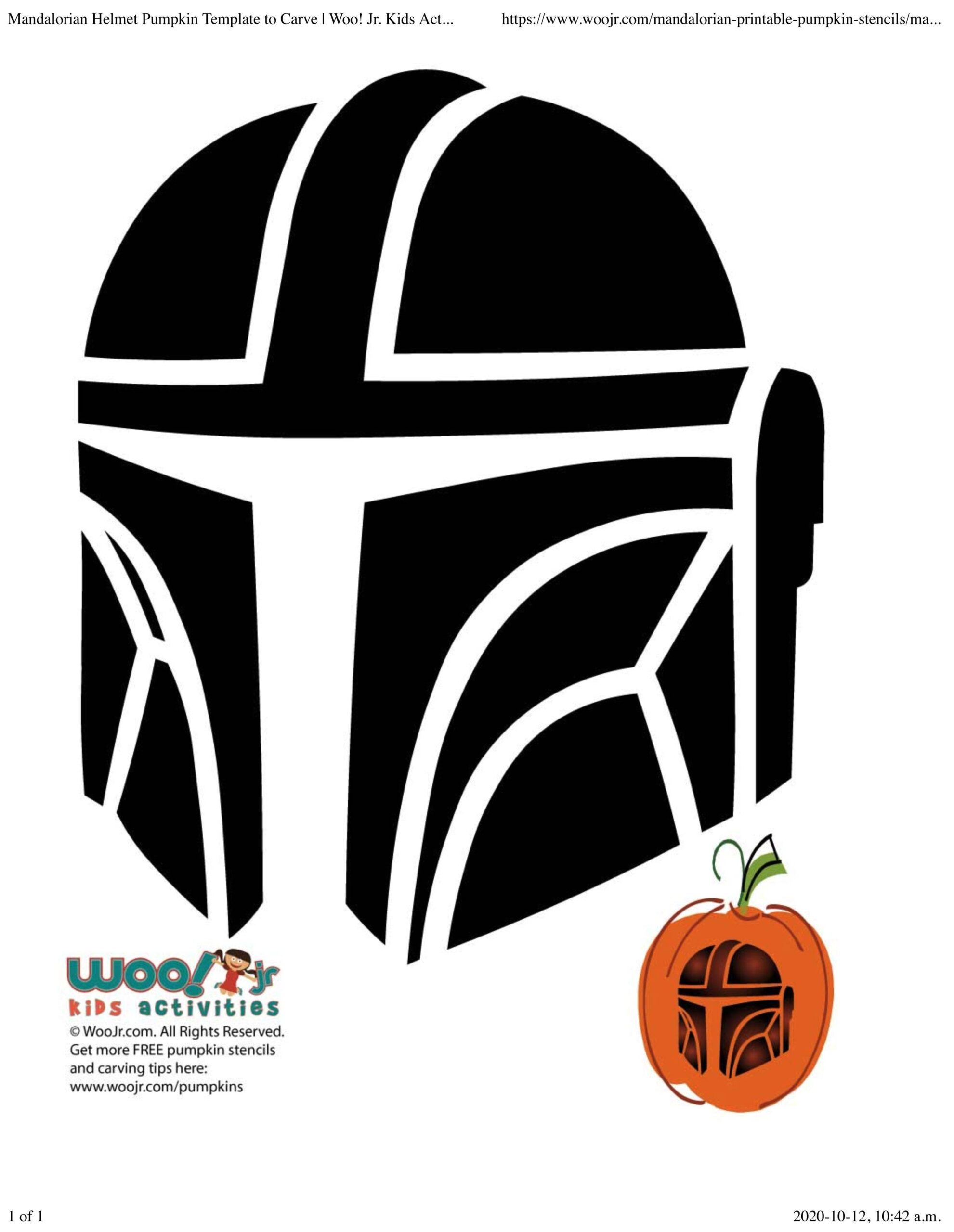 Star Wars Printable Pumpkin Carving Templates
