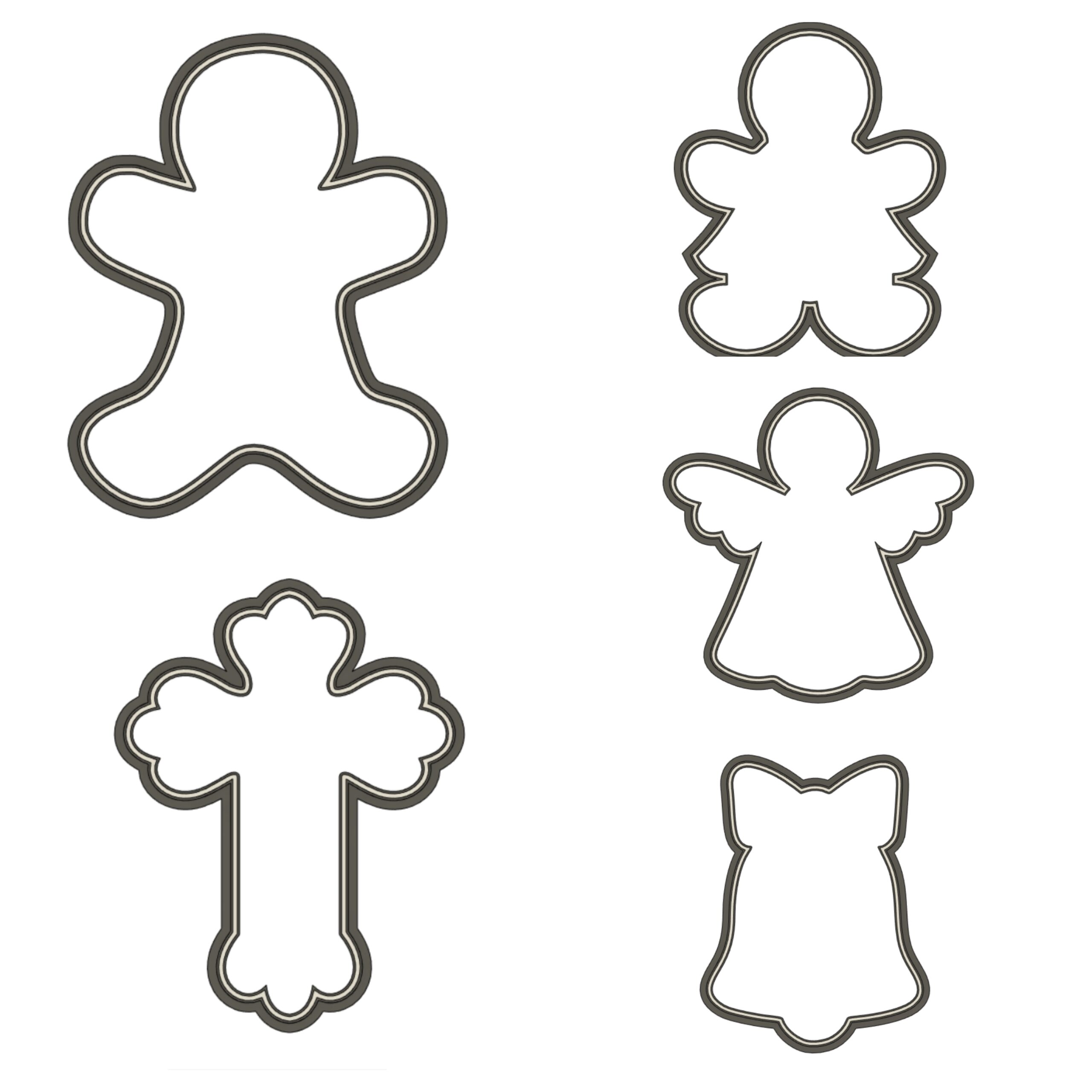 STL File Christmas Cookie Cutter 3D Printer Model To Download Cults