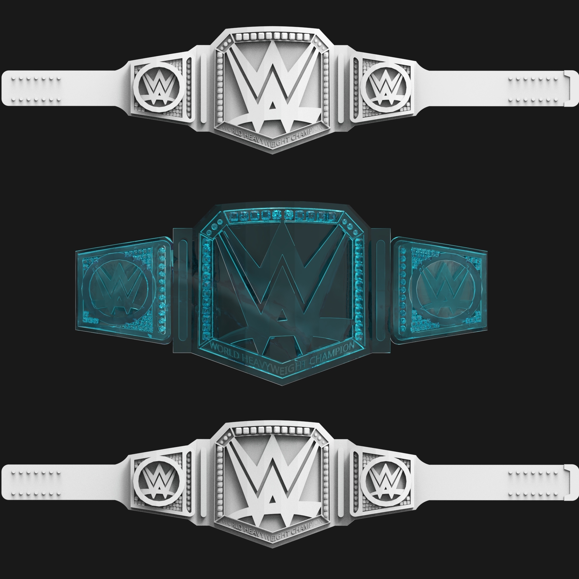 STL File WWE Champion Belt 3D Printing Model To Download Cults