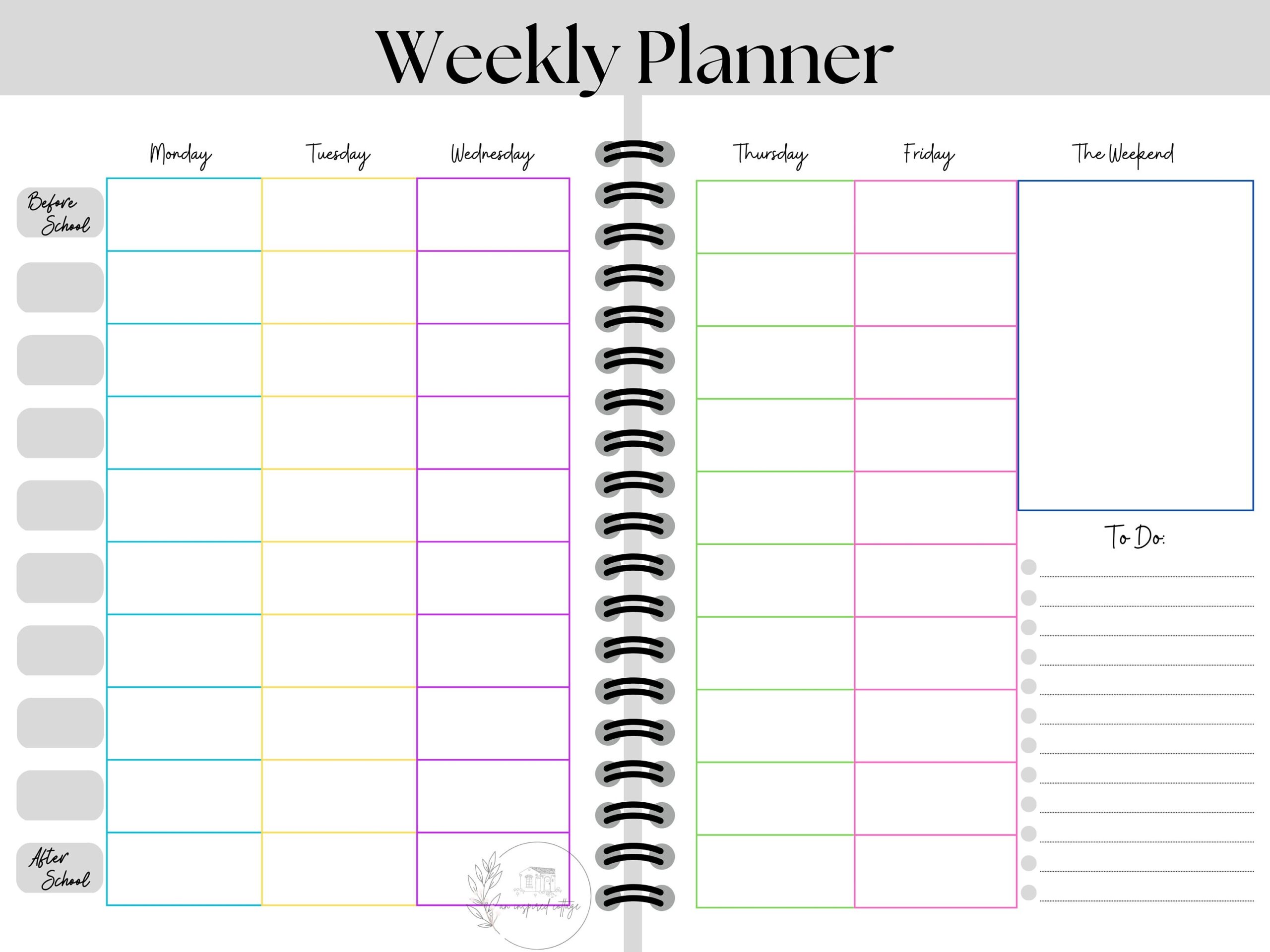 Student Planner INSTANT DOWNLOAD Printable Student Planner Assignment Planner Daily Planner Weekly Planner Student Life Planner PDF Etsy