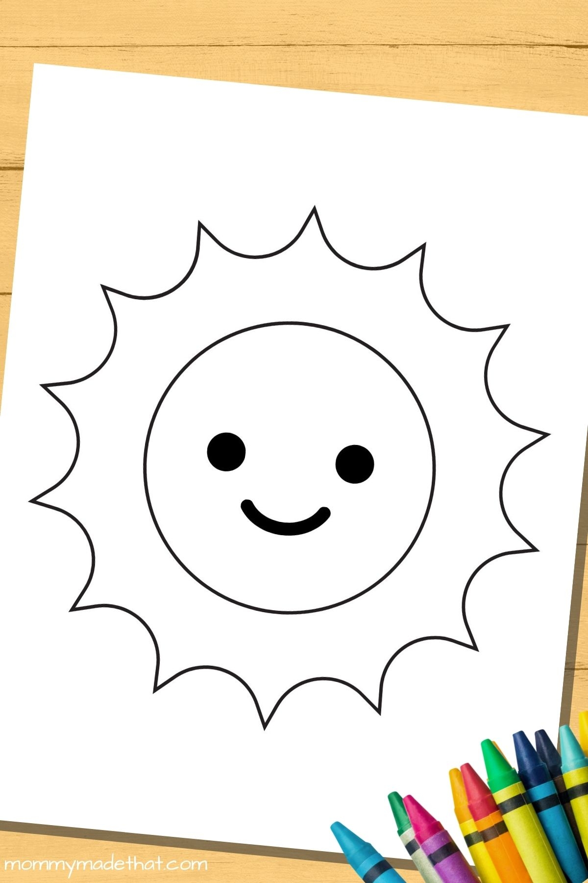 Sun Template Free Printable