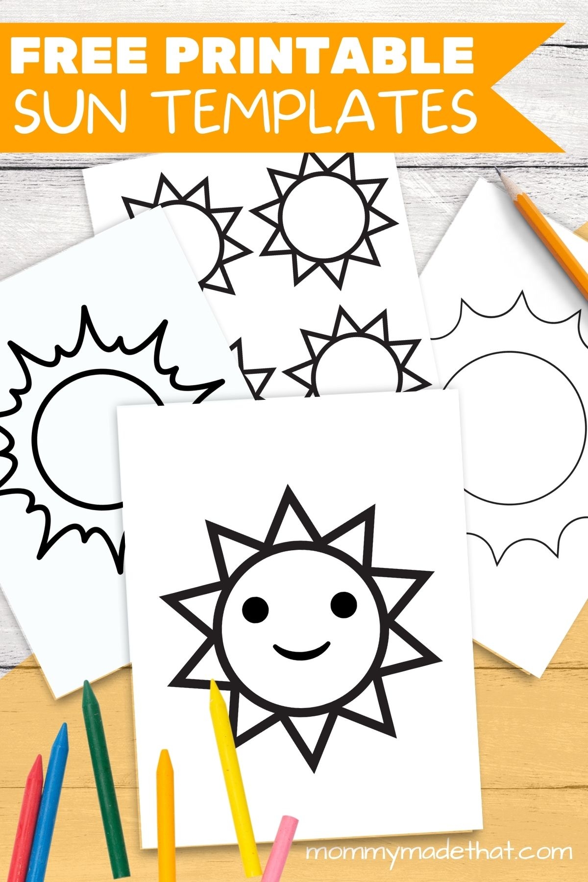 Printable Summer Craft Templates