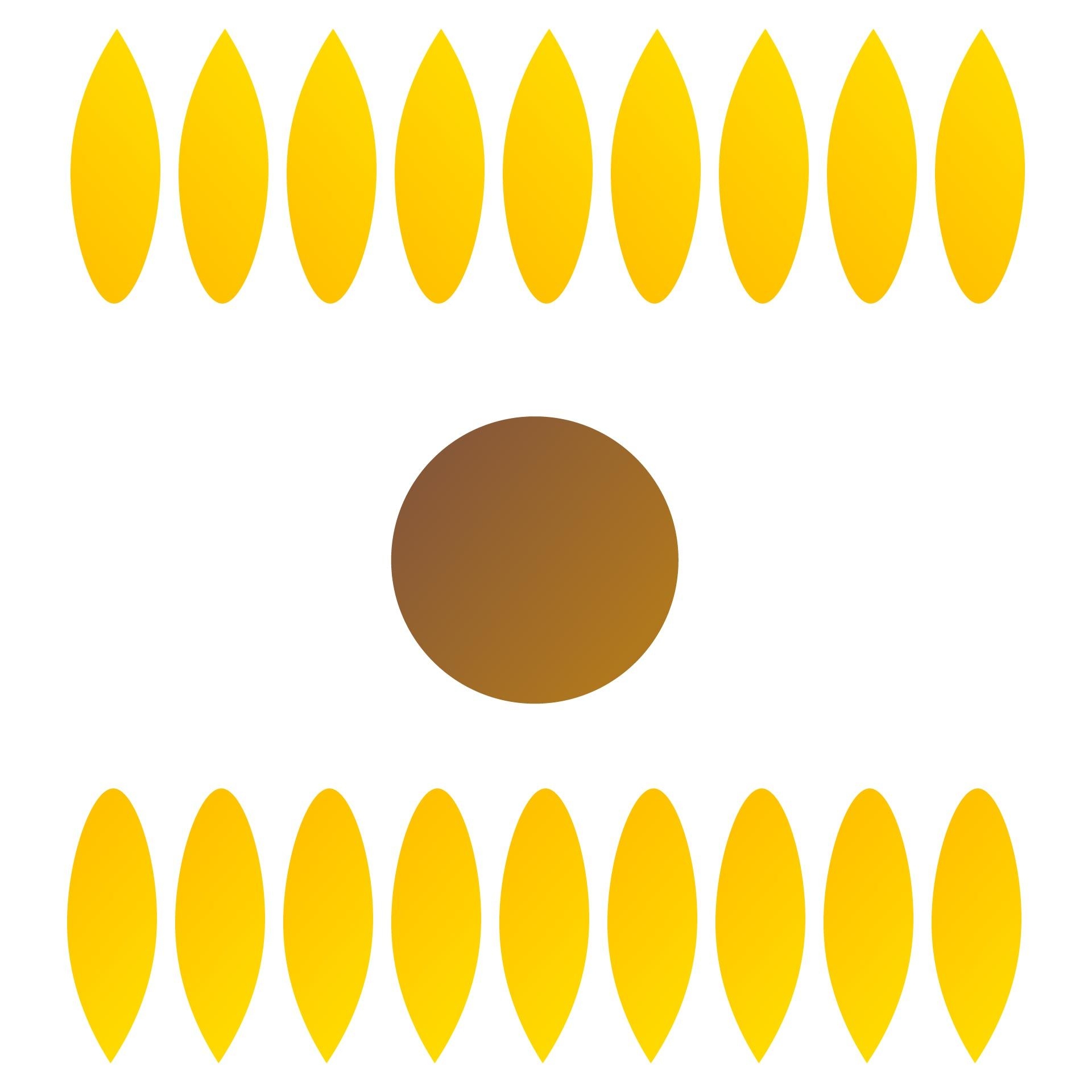 Sunflower Petal Template Printable