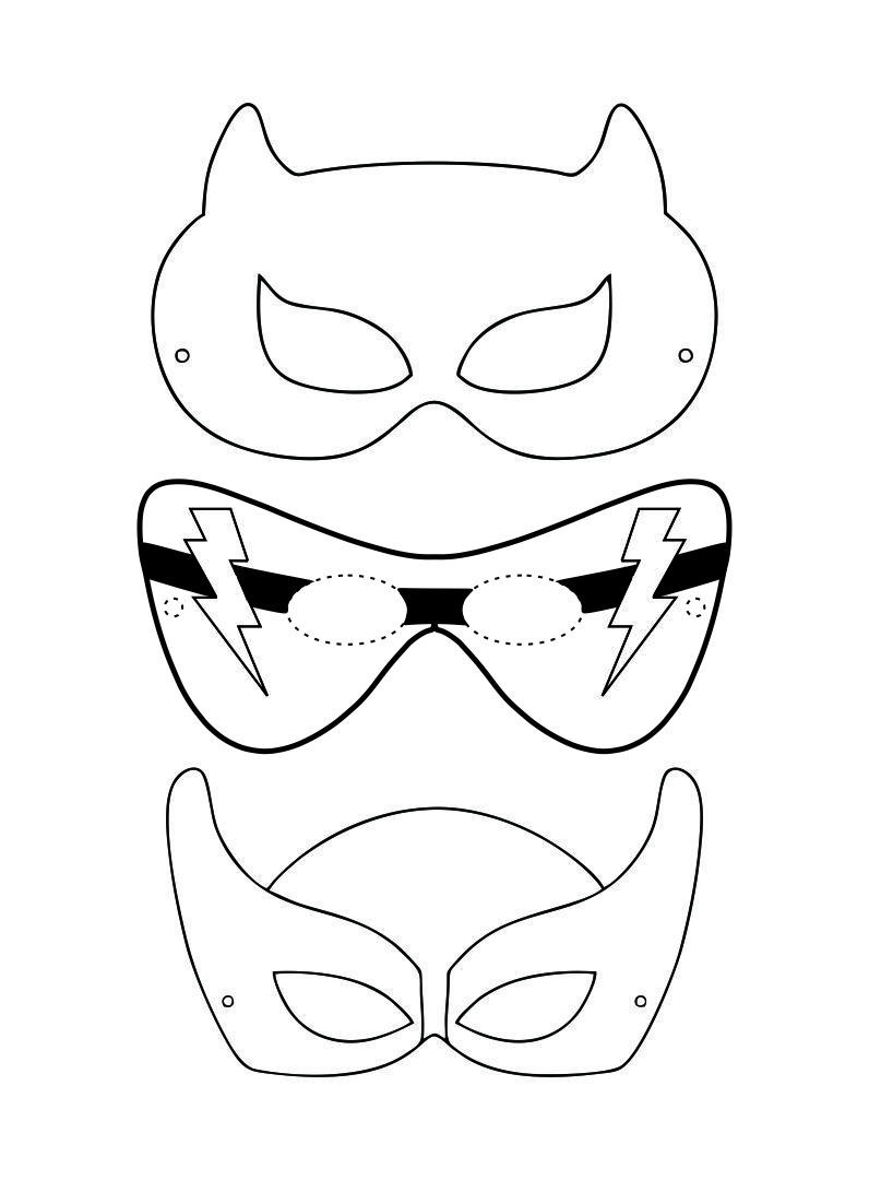 Super Hero Mask Template Printable Superhero Masks Superhero Mask Template Mask Template Printable