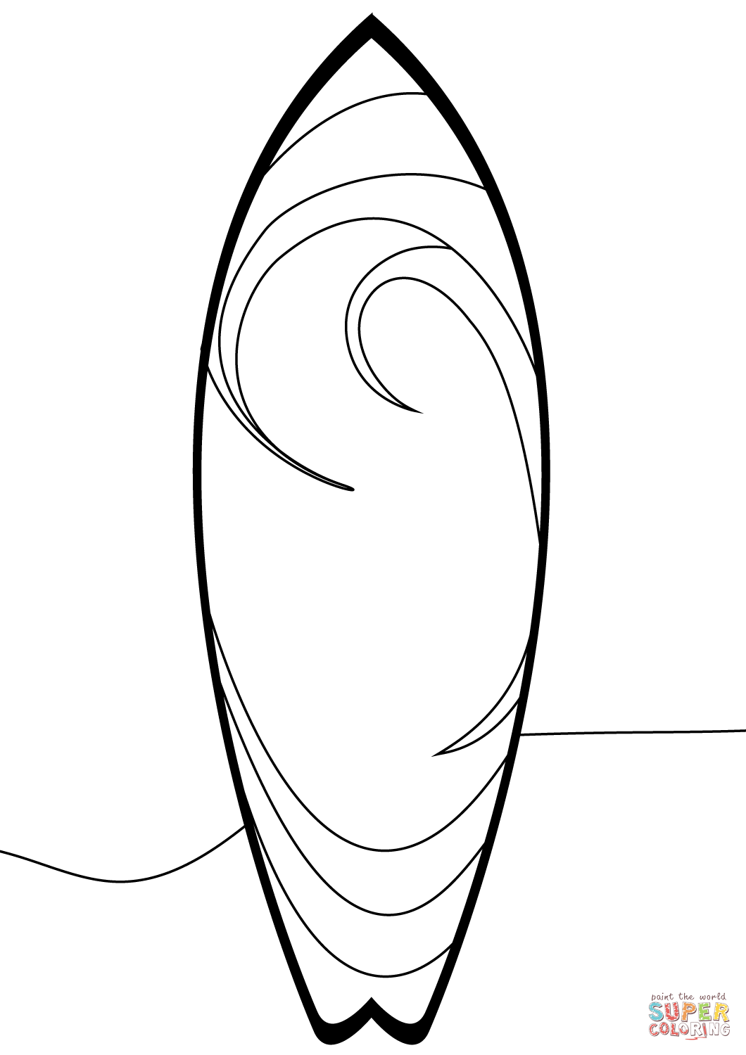 Free Printable Surfboard Template Printable
