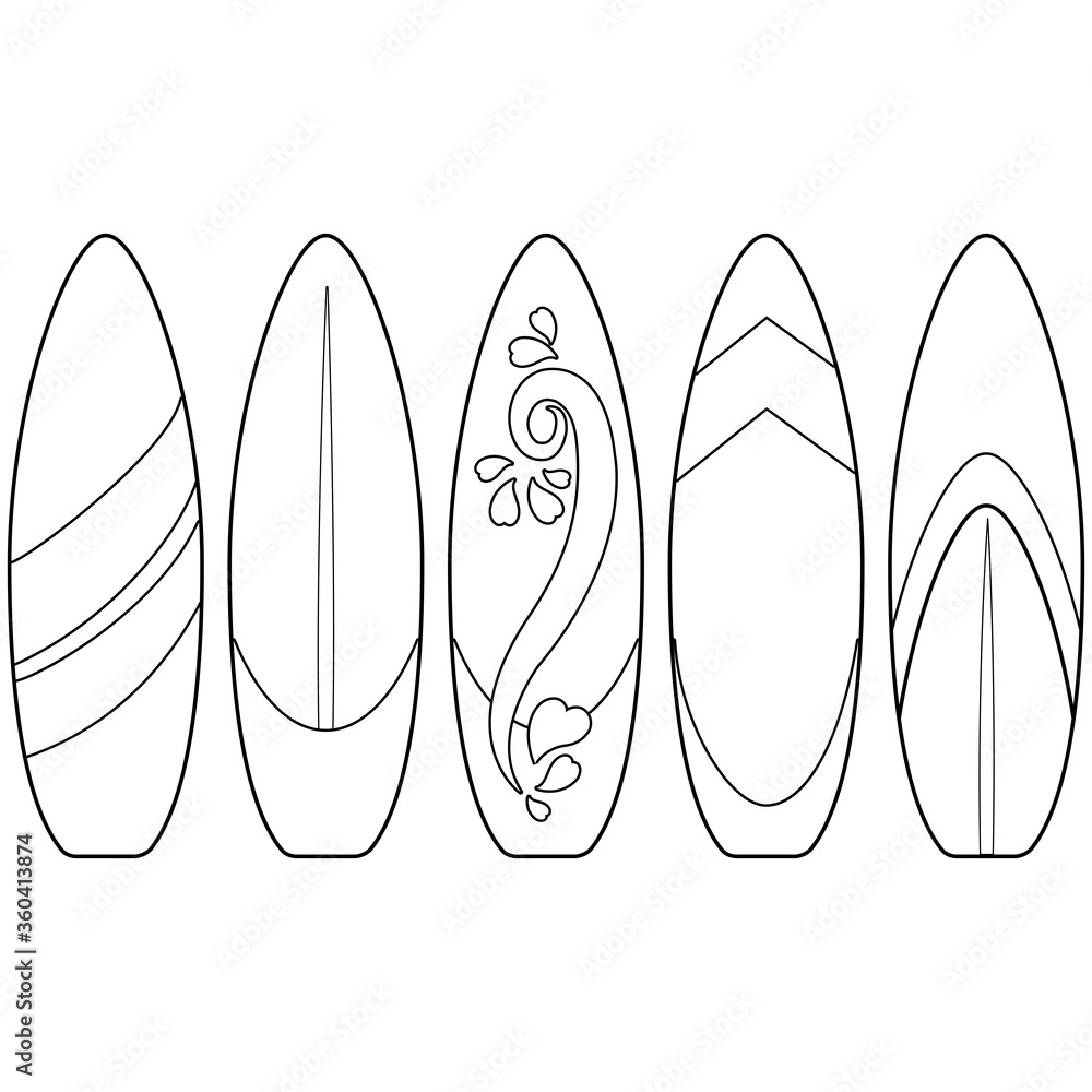 Free Printable Surfboard Template Printable