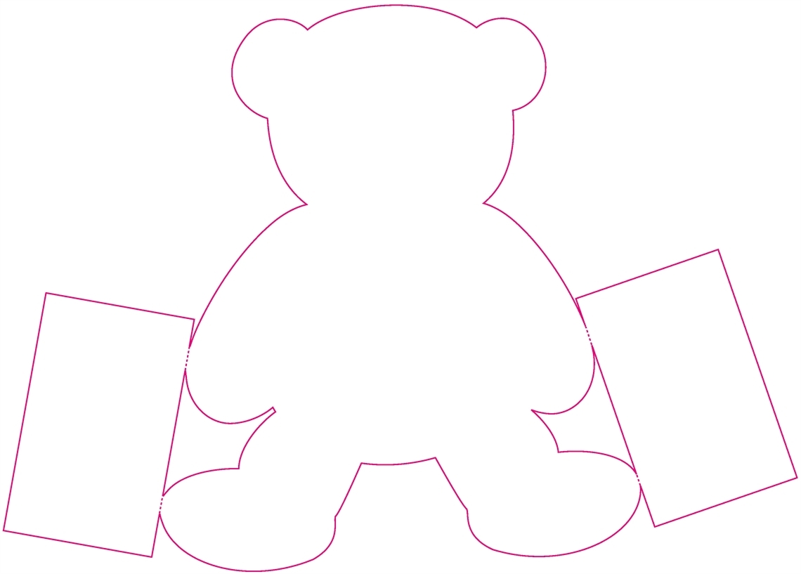 Printable Teddy Bear Template