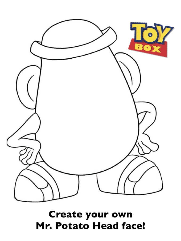 Tea With Mrs Nesbitt Mr Potato Head Template