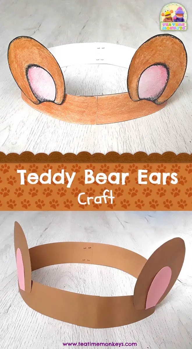 Teddy Bear Ears Craft Tea Time Monkeys