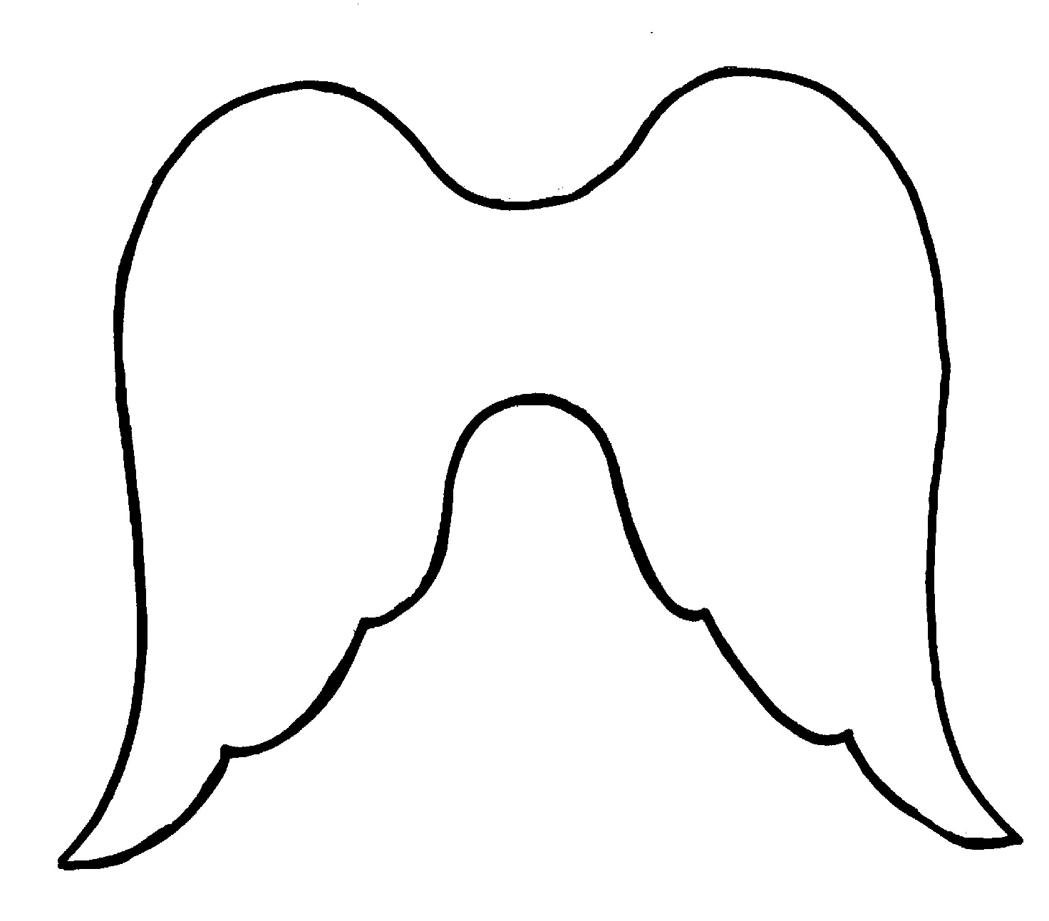 Templates For Angel Wings Diy Angel Wings Diy Angels Angel Wing Crafts