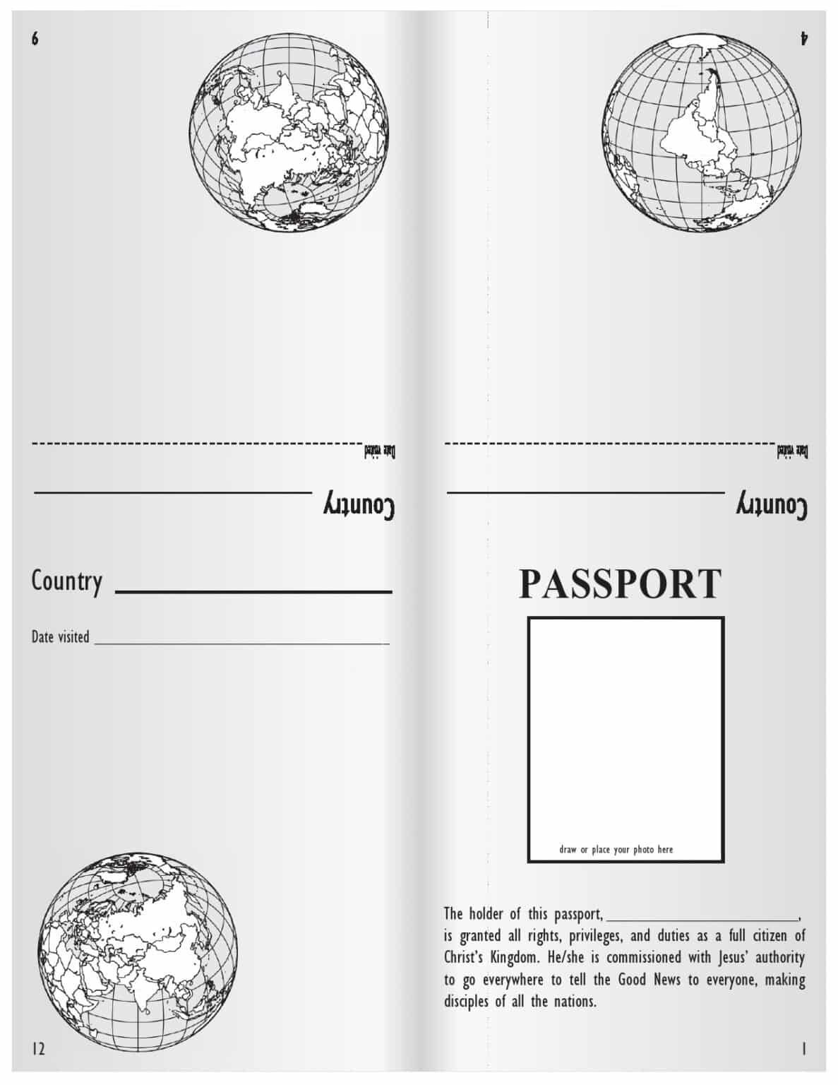Templates Passport Template Passport Invitation Template Templates