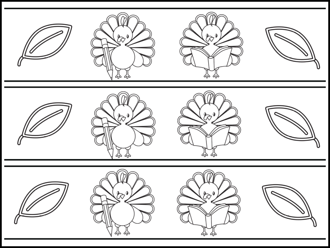 Free Printable Turkey Hat Template