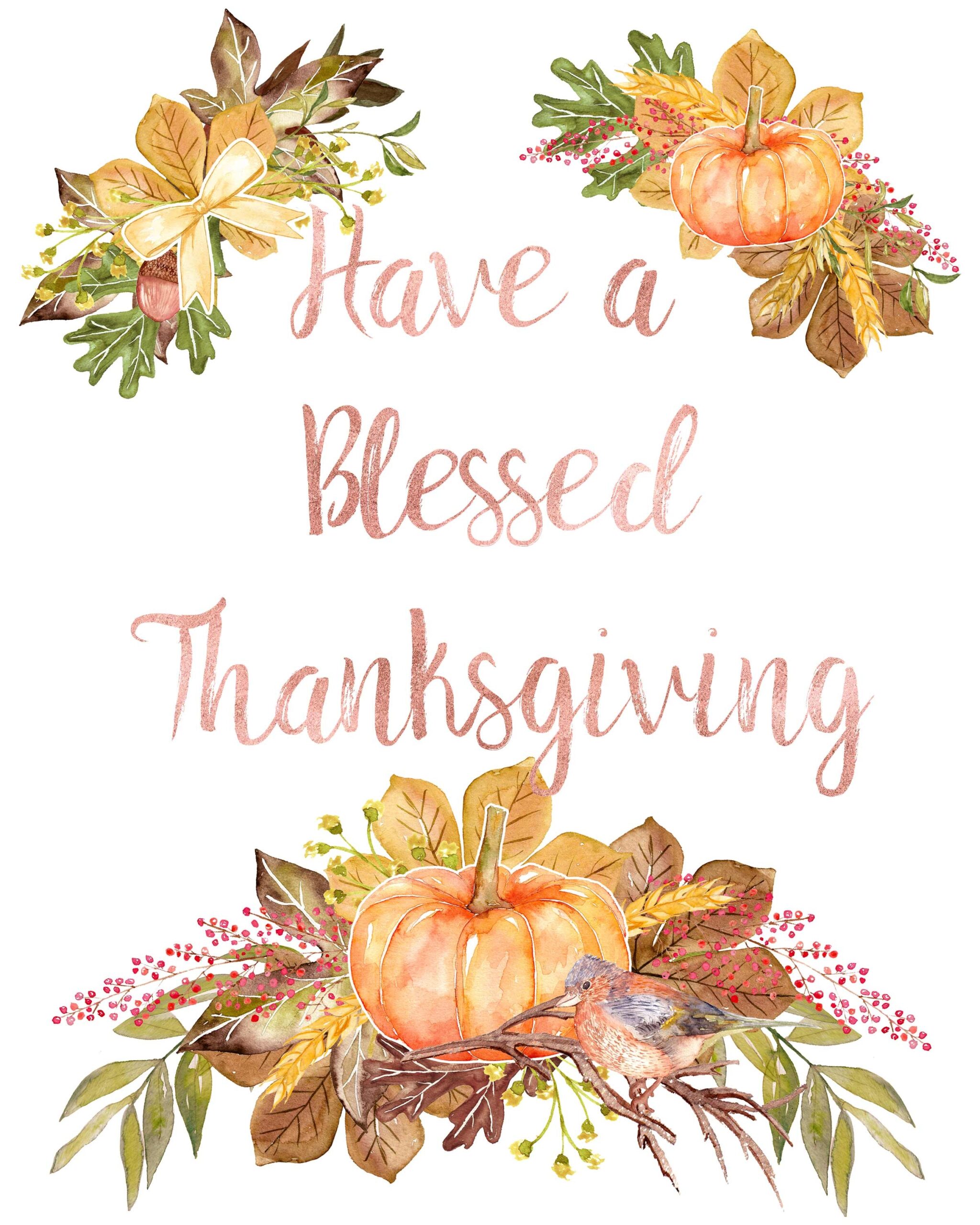 Free Printable Thanksgiving Templates