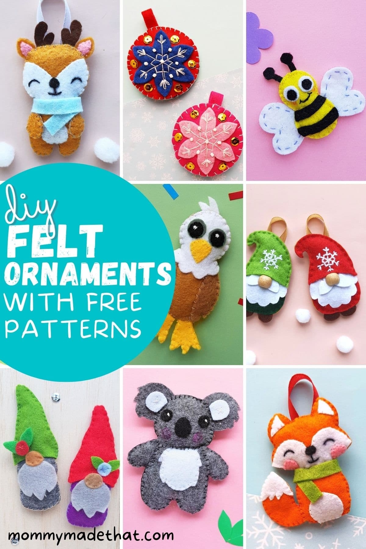 Template Free Printable Felt Christmas Ornament Patterns