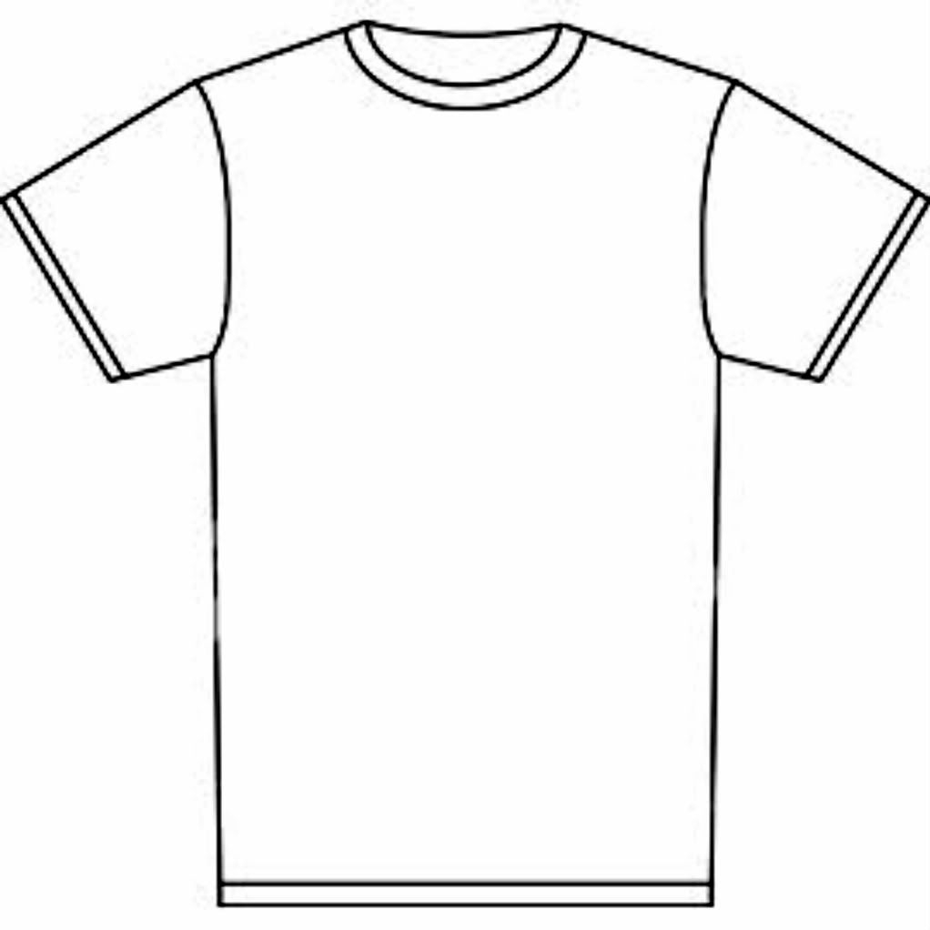 Printable Blank T Shirt Template