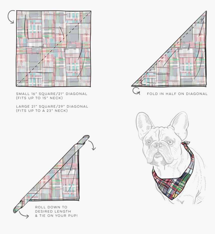 Tie On Dog Bandana Template HD Png Download Kindpng Dog Clothes Patterns Dog Bandana Pattern Dog Bandana