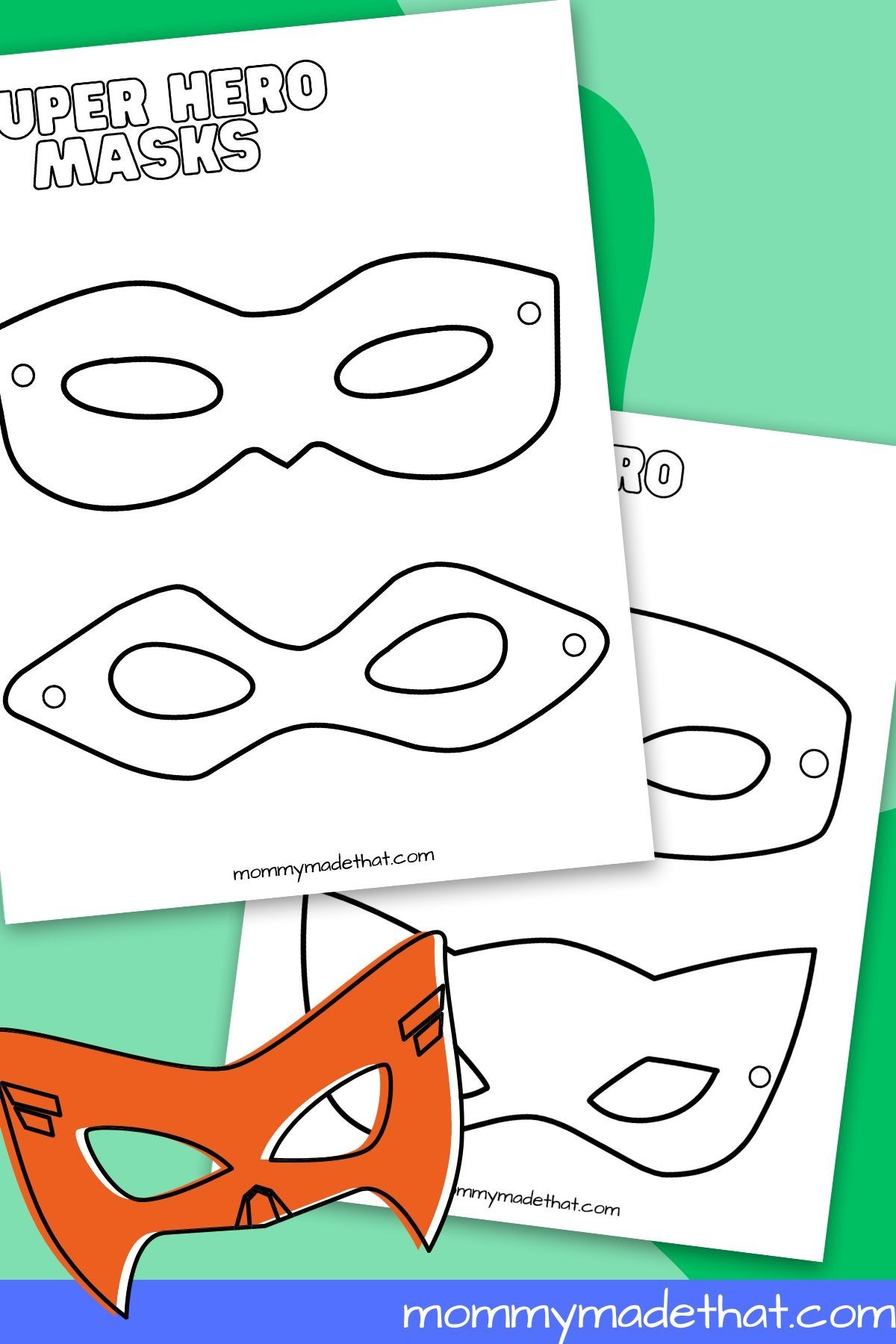 Cut Out Printable Mask Template