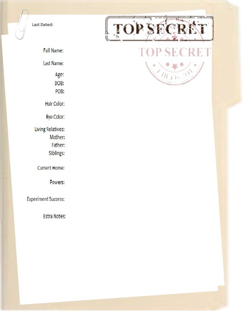 Top Secret Folder Template FREE DOWNLOAD Folder Templates Folder Templates Free Wanted Template