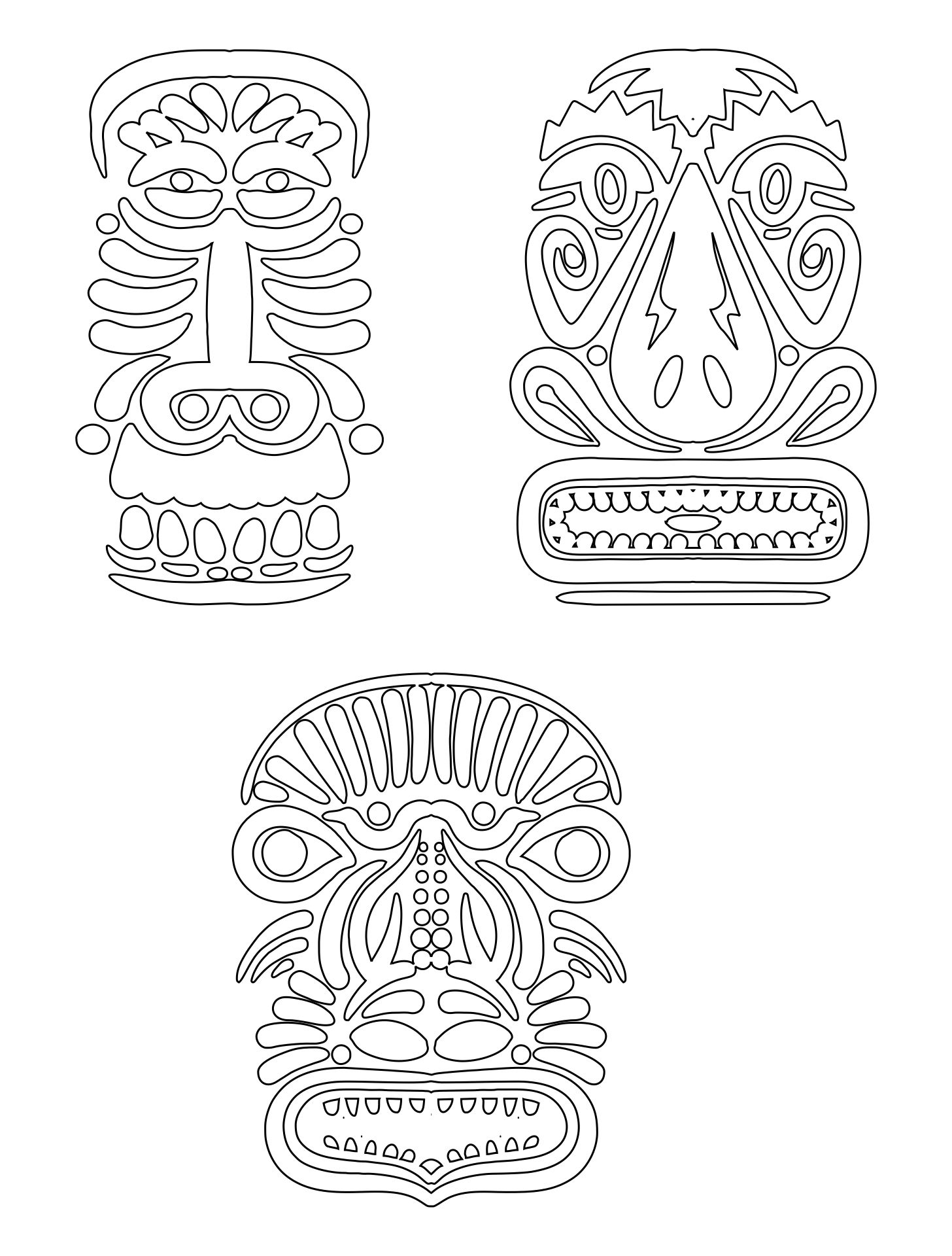 Build Your Own Totem Pole Printable Templates