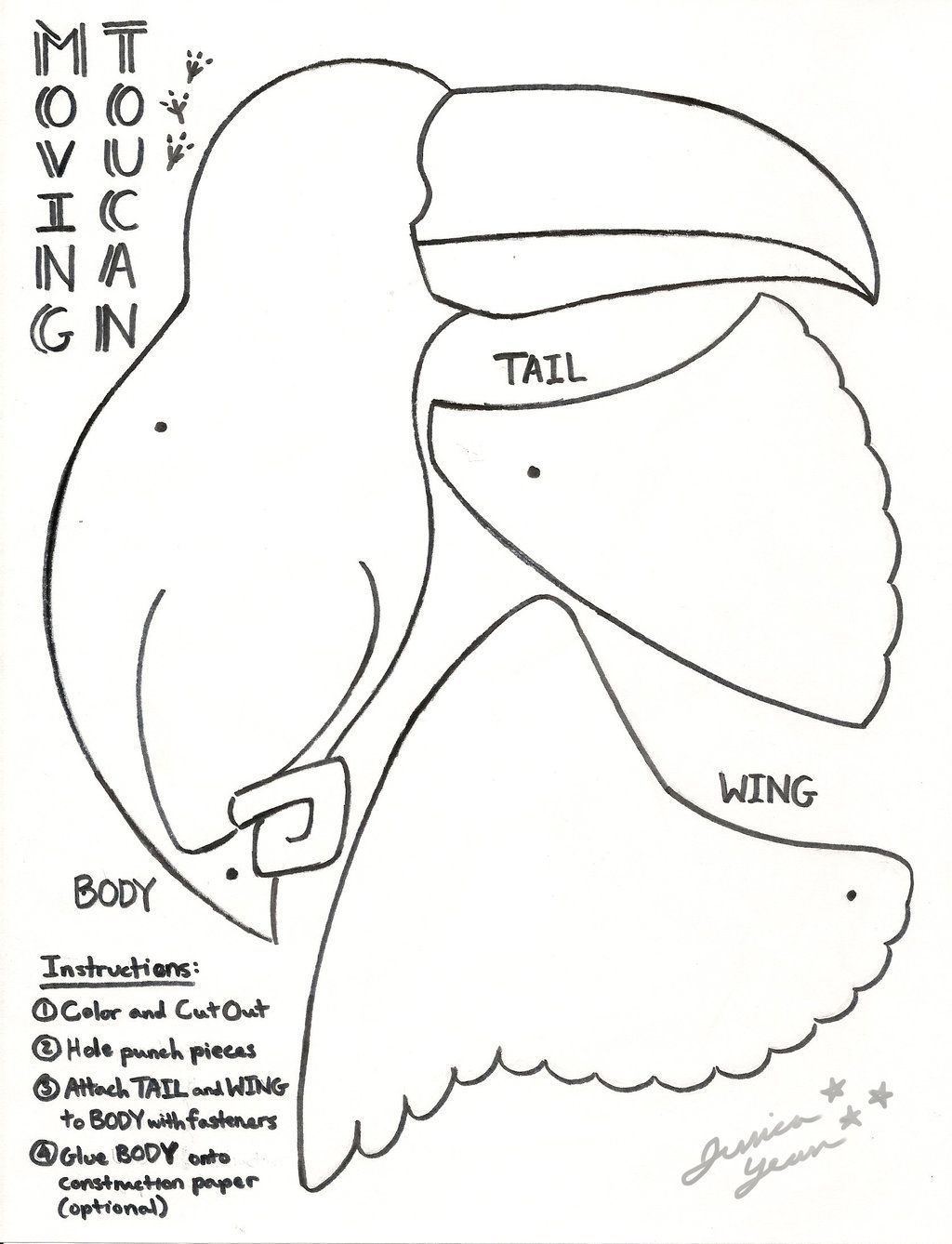 Toucan Rainforest Crafts Toucan Craft Vbs Crafts