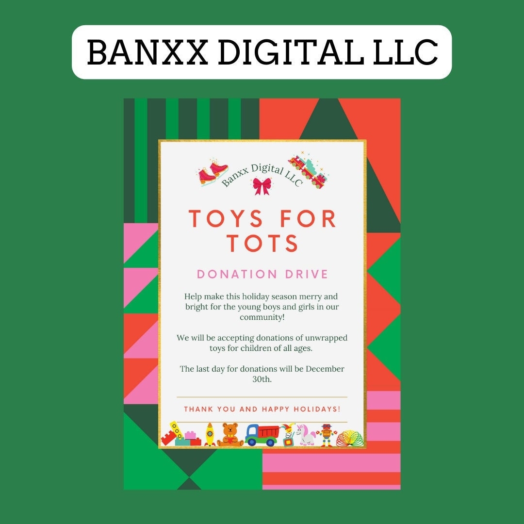 Printable Flyer Toys For Tots Flyer Template