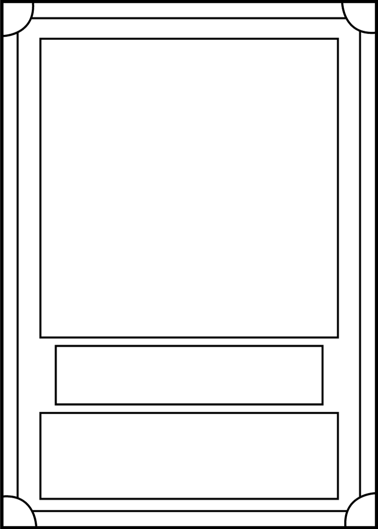 Trading Card Template Front By BlackCarrot1129 On DeviantART Trading Card Template Baseball Card Template Card Templates Printable