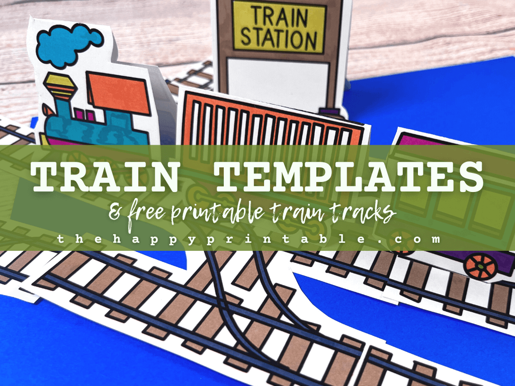 Train Template Free Printable