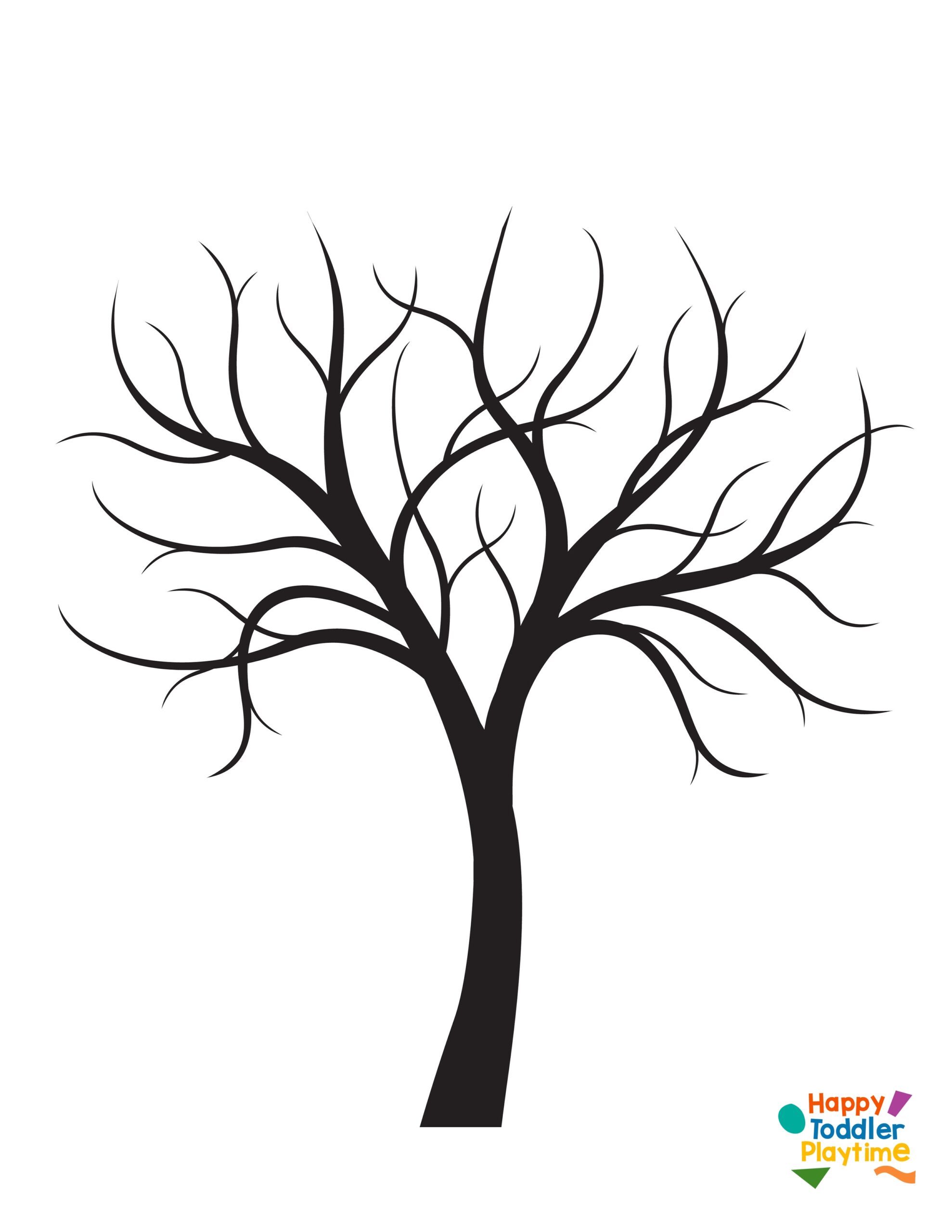 Free Printable Handprint Tree Template