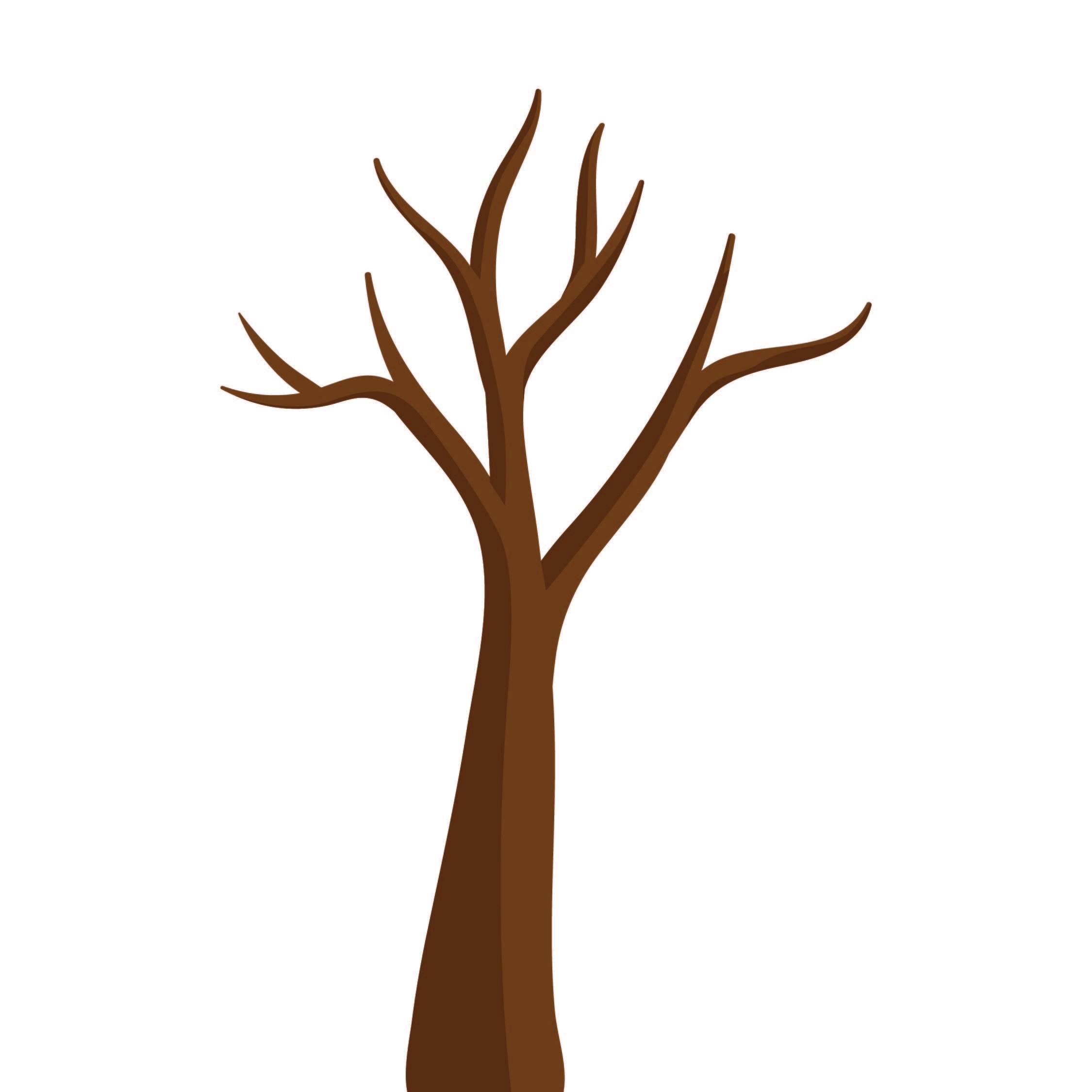 Printable Tree Trunk Template