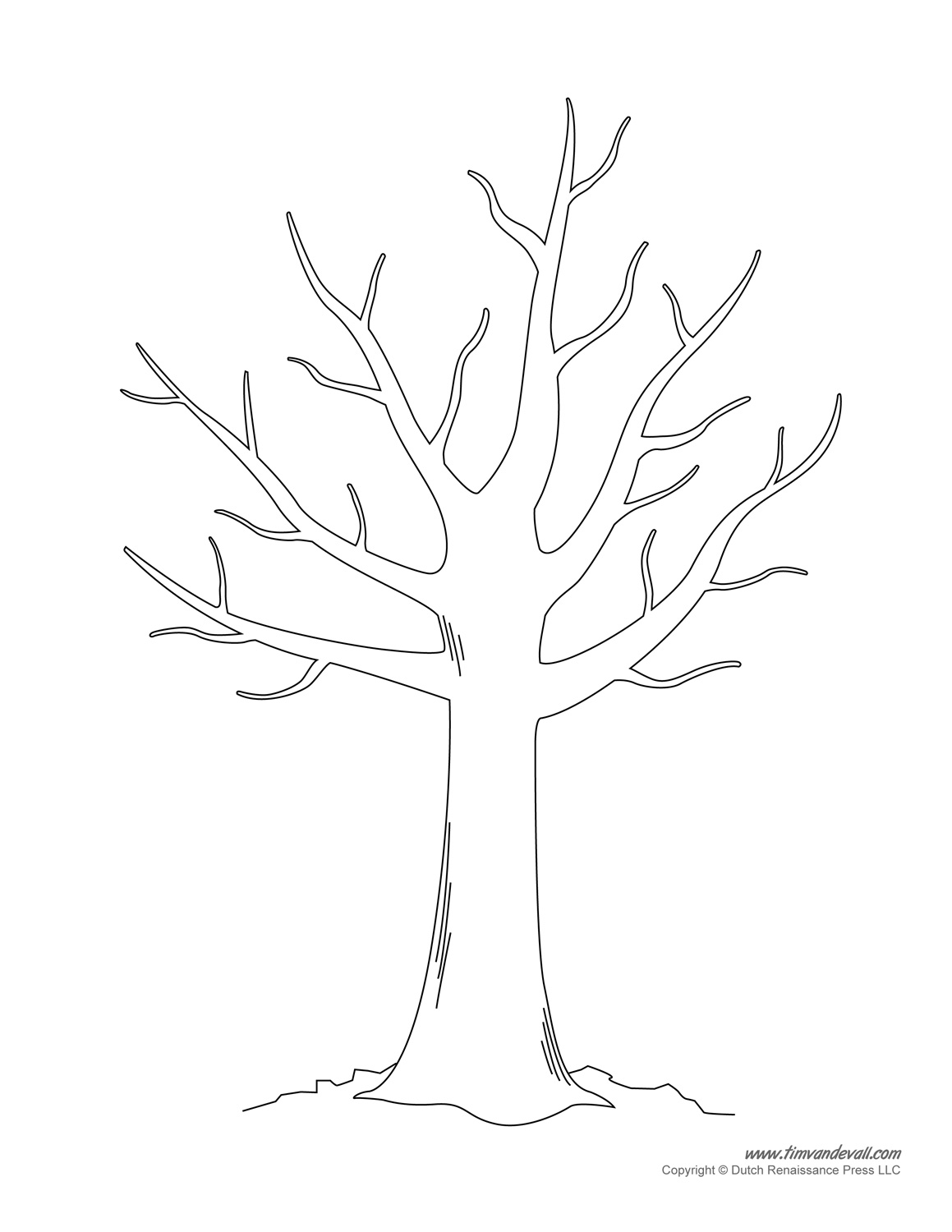 Free Tree Printable Template