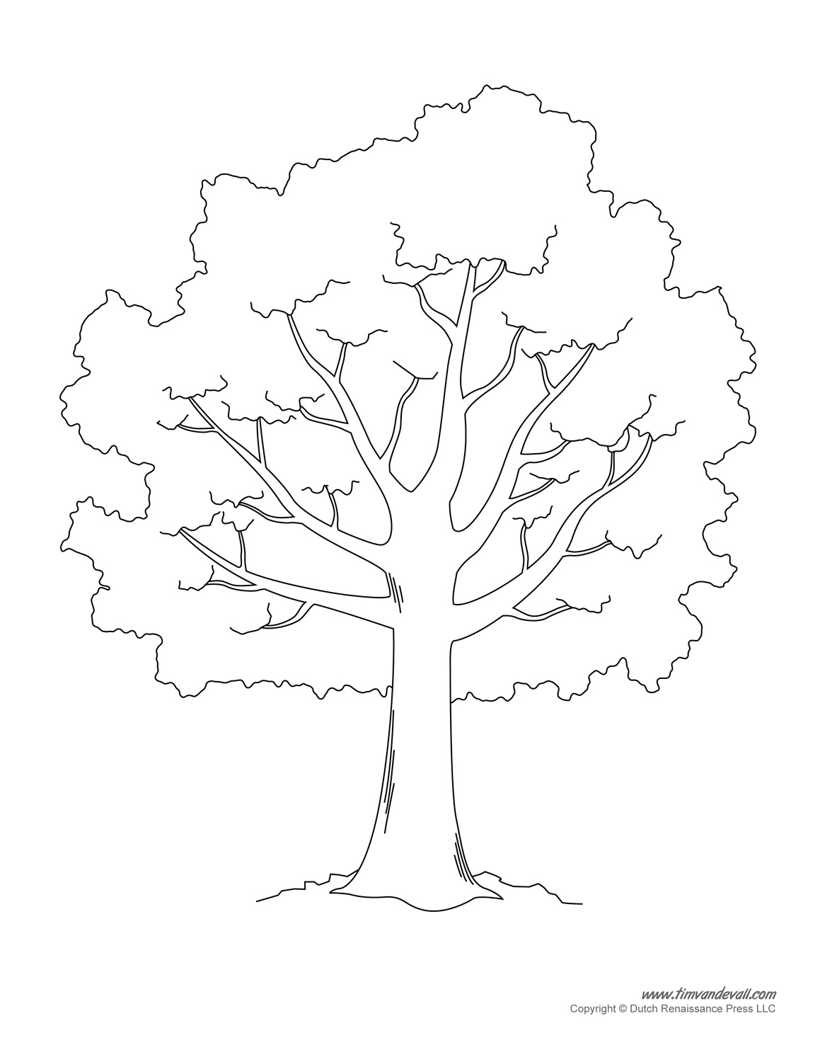Free Printable Tree Of Life Template