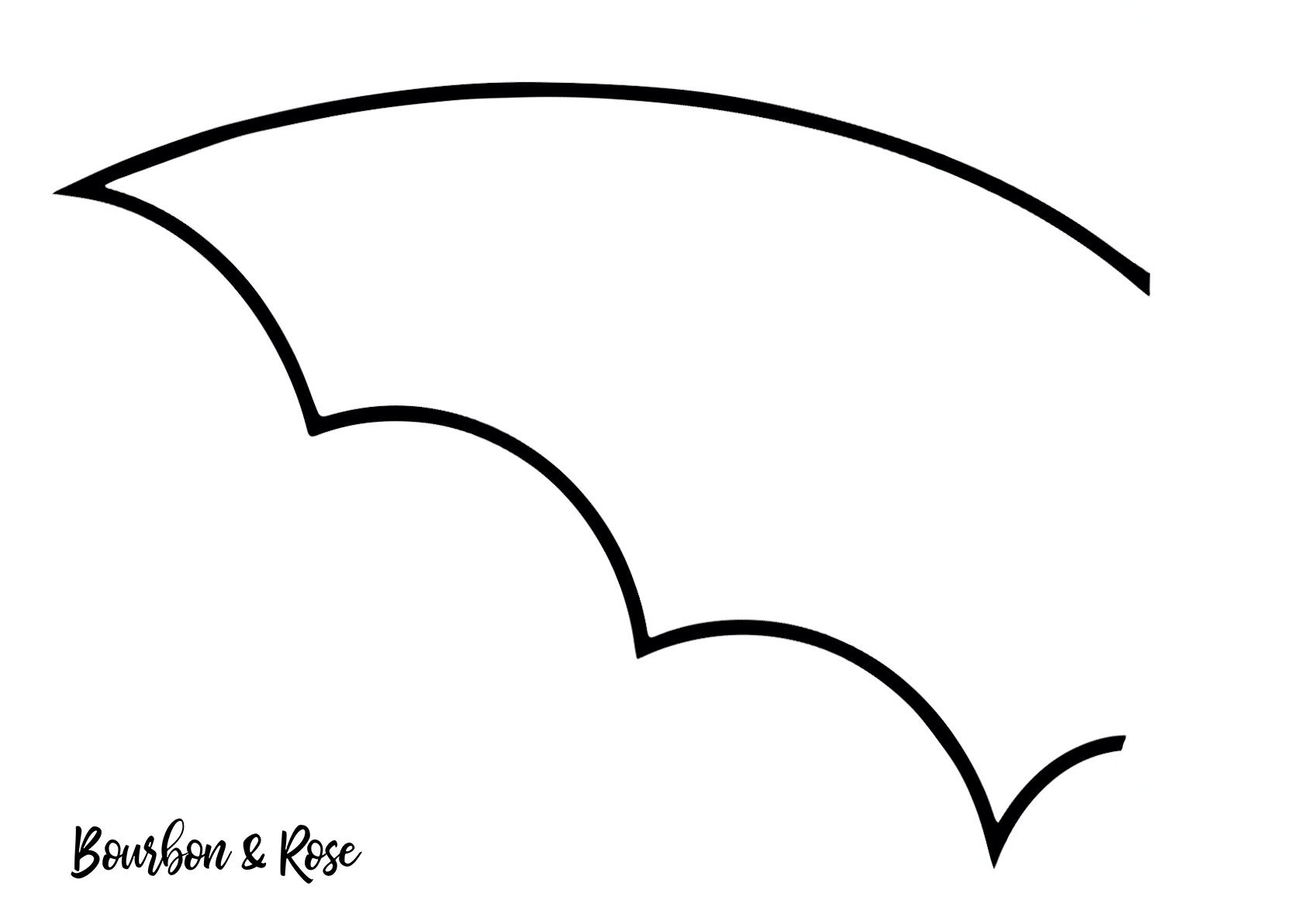 Bat Wing Printable Template