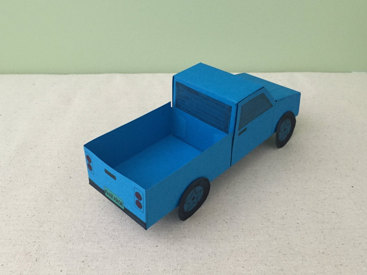 3D Truck Template Printable