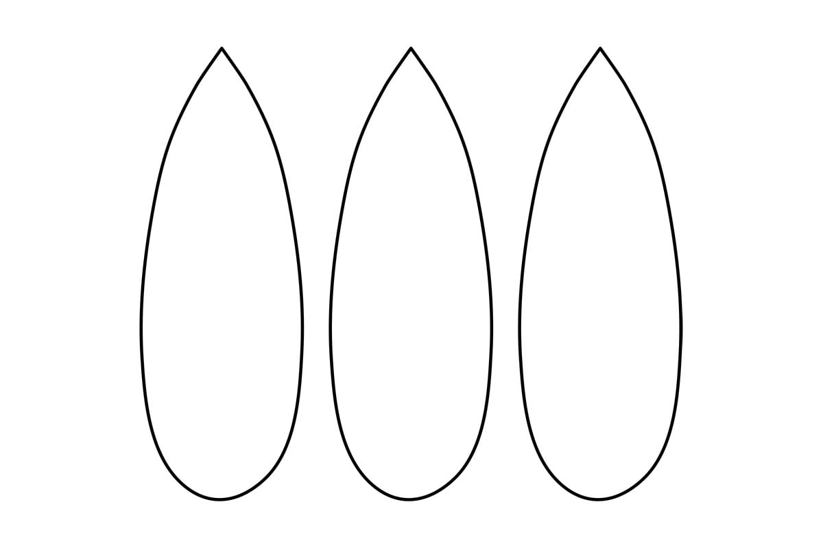 Turkey Feather Template Free Printable